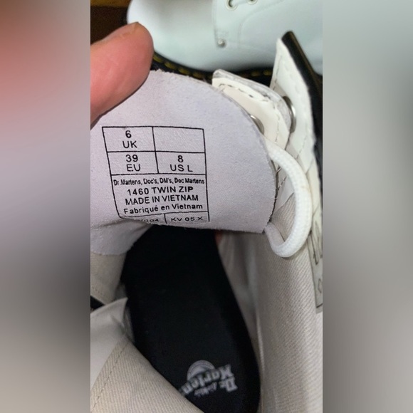 SOLD-NEW DR MARTENS 1460 TWIN ZIP SIZE 8L 7M - Picture 9 of 9